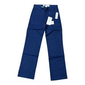 Old Navy Boys Built-In Flex Uniform Pants Reinforced Slim Fit 8 Navy Blue NEW